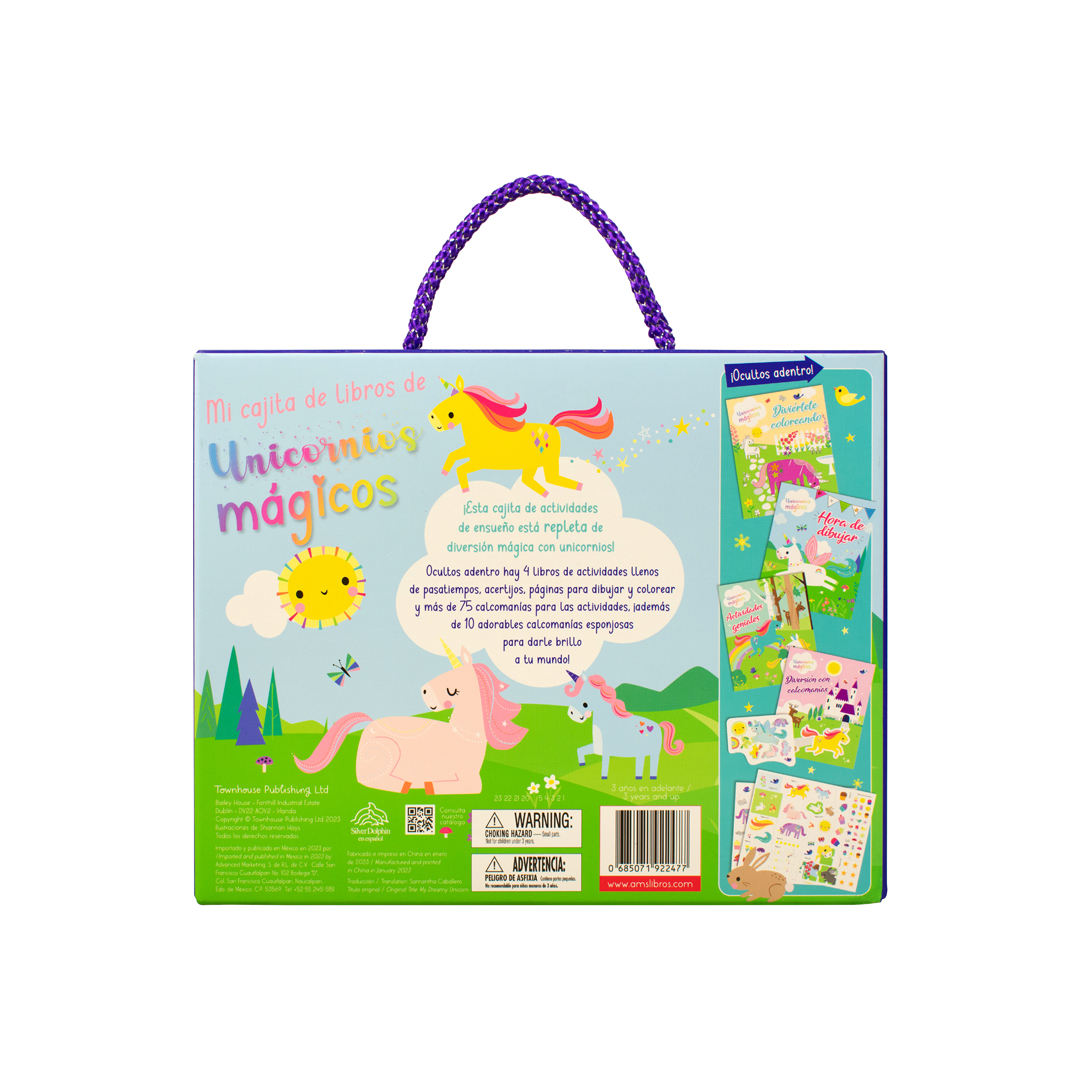 Libros Infantiles Con Actividades Mi Cajita De Libros De Unicornios