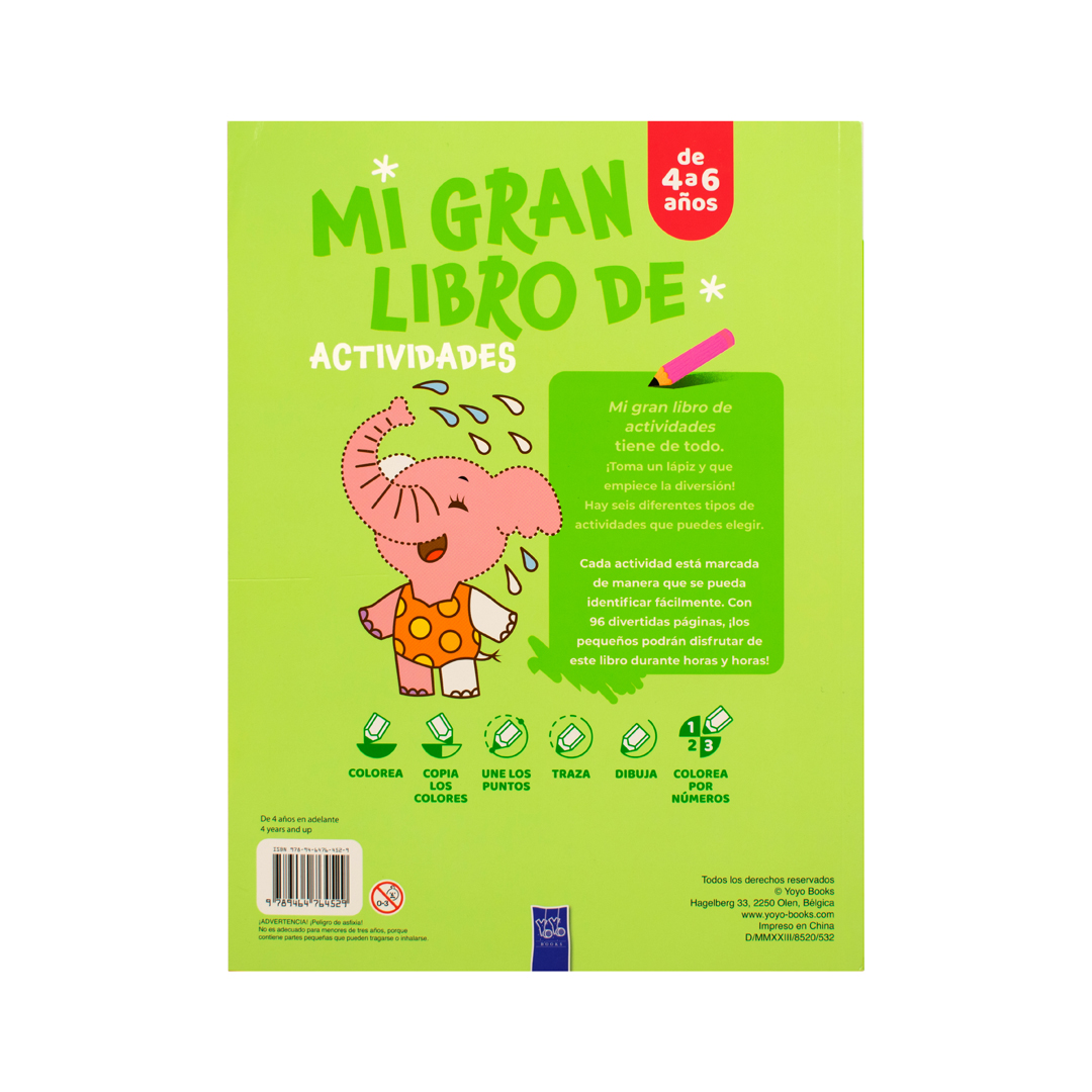 LIBRO INFANTIL MI GRAN LIBRO DE ACTIVIDADES GATO Venta De Libros